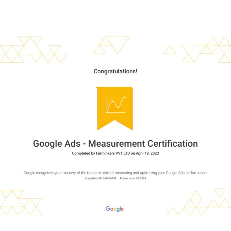 Google Ads Measurement Certification